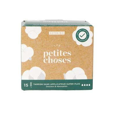 LES PETITES CHOSES  Tampon Sans Applicateur Super Plus 15 unit&eacute;s