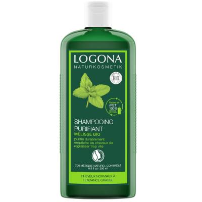LOGONA  Soins Capillaires Shampoing Purifiant &agrave; la M&eacute;lisse Bio 250ml