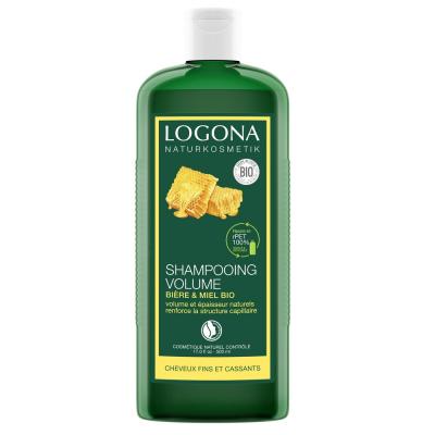 LOGONA Shampoing volumateur &agrave; la bi&egrave;re et au miel 