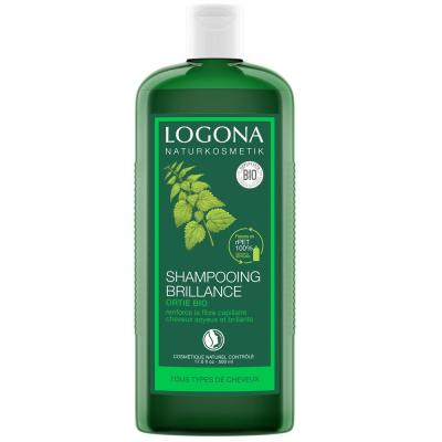 LOGONA  Soins Capillaires Shampoing Brillance &agrave; l'Ortie Bio 500ml