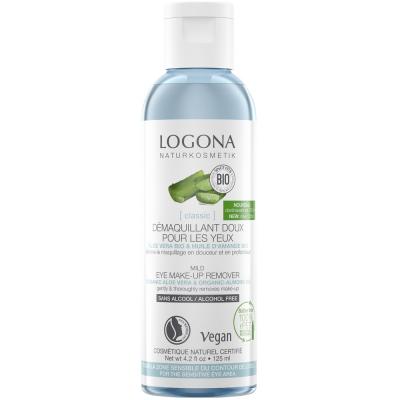 LOGONA  Huile d&eacute;maquillante douce pour les yeux Aloe &amp Amande 125ml
