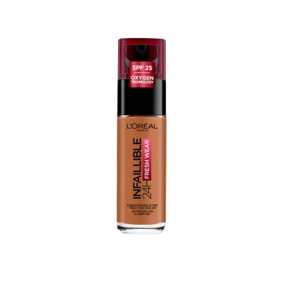 L OREAL PARIS INFAILLIBLE FRESH WEAR 32H SPF25 vitamina c #340-cuivre/copper