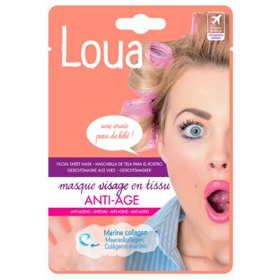 Masque Visage Anti-&acirc;ge En Tissu Loua Laurence Dumont - La Pi&egrave;ce