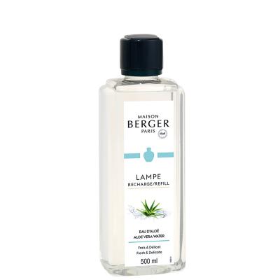 MAISON BERGER Recharge lampe Berger Eau d'Alo&eacute; 500ml Blanc 