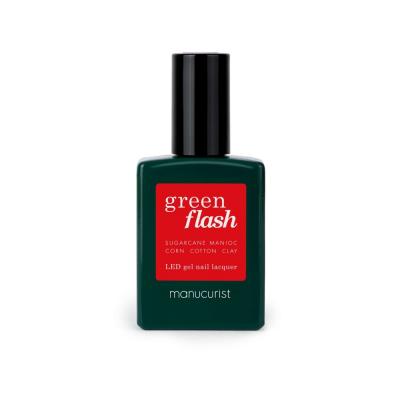 MANUCURIST  Green Flash Vernis a Ongles Poppy Red 15ml