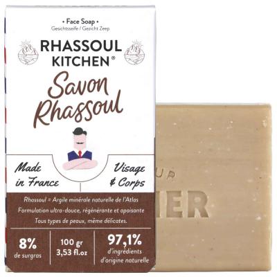 MONSIEUR BARBIER Savon solide visage et corps Rhassoul Kitchen - 