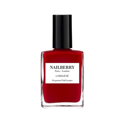 NAILBERRY  L'Oxygene Oxygenated Nail Lacquer, Rouge, 15 ml