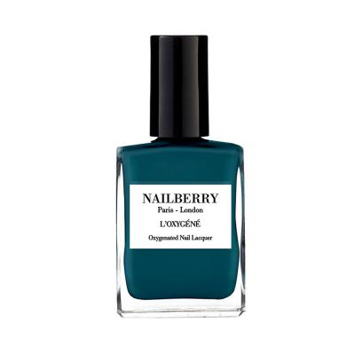 NAILBERRY  L'Oxyg&eacute;n&eacute; Oxygenated Nail Lacquer Teal We Meet Again, 15 ml
