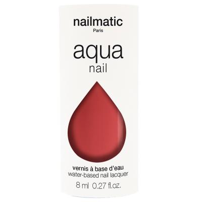 NAILMATIC Vernis &agrave; l'eau "Aqua Nail" -  Poppy - Rouge Corail