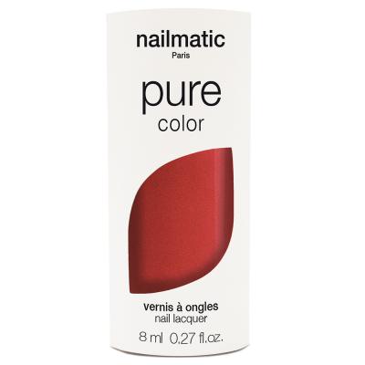 NAILMATIC Vernis Biosourc&eacute; Pure Color -  Amour - Rouge Nacr&eacute;