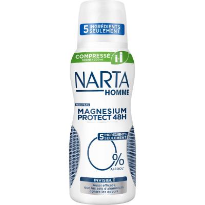  NARTA Homme compress&eacute; magn&eacute;sium protect 48H - Le roll on de 50ml