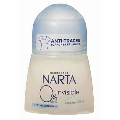 NARTA  D&eacute;odorant Femme Bille 48h Hypoalleg&eacute;nique, 50ml