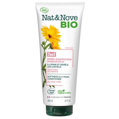 NAT&NOVE BIO Nat&amp;Nove Bio Apr&egrave;s-shampooing Masque 2 en 1 Doux Nat&Nove Bio