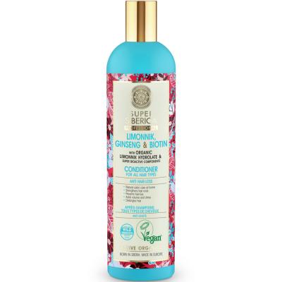 NATURA SIBERICA Apr&egrave;s-shampoing Schisandra et Ginseng tous types de cheveux 400ml