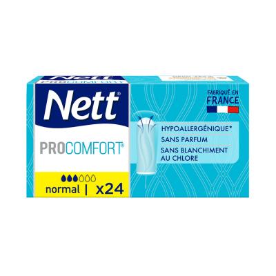 NETT Tampons Hyg&eacute;nique Pro-comfort Normal X24  - La Boite De 24 Tampons