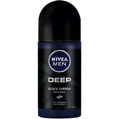 NIVEA D&eacute;odorant bille deep 48h,  Men (50 ml) 