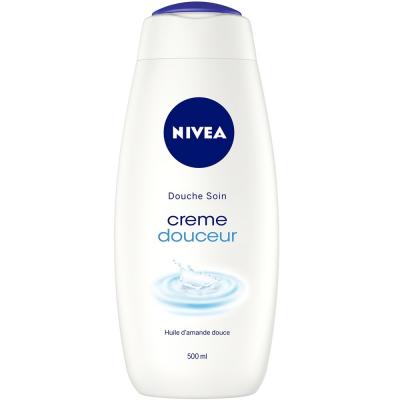 NIVEA  Cr&egrave;me Soft Douche Soin Hydratant Corps 500 ML - Flacon 500 ml