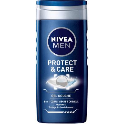 NIVEA Gel douche hydratant origina Protect & Care,  Men (250 ml)