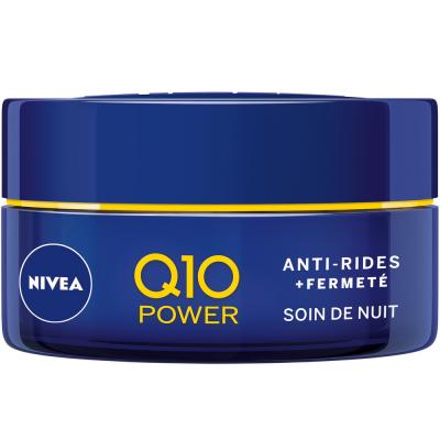 NIVEA Soin De Nuit Anti-rides Q10 Power  - Le Pot De 50 Ml