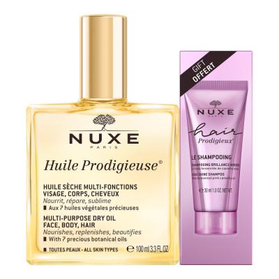 NUXE  - Coffret Huile Prodigieuse&reg; Soins corps et shampoing 1 unit&eacute;
