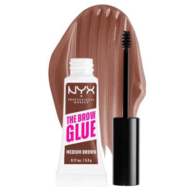 NYX PROFESSIONAL MAKEUP The Brow Glue Instant Styler Medium Brown