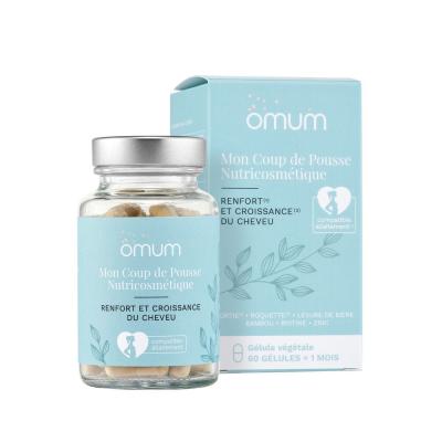 OMUM  Compl&eacute;ment Alimentaire Nutricosm&eacute;tique Coup de Pousse - 60 G&eacute;lules