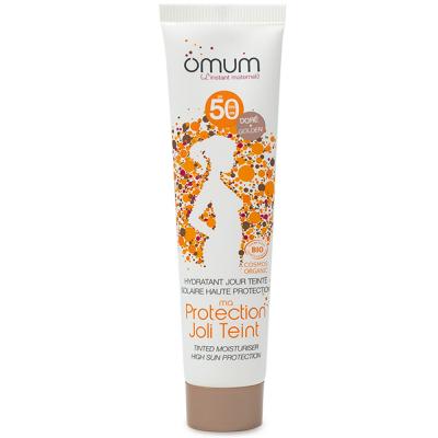 OMUM Cr&egrave;me visage teint&eacute;e SPF50 Ma Protection Joli Teint - Dor&eacute;e - 