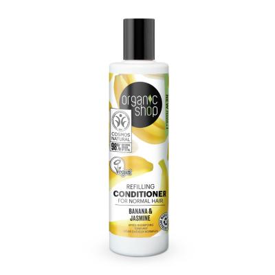 ORGANIC SHOP  Apr&egrave;s-shampooing reconstituant &agrave; la banane et au jasmin