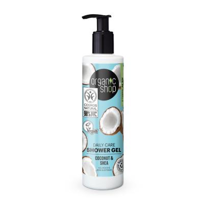 ORGANIC SHOP  Gel Douche pour Soin Quotidien Coco & Karit&eacute; 280 ml