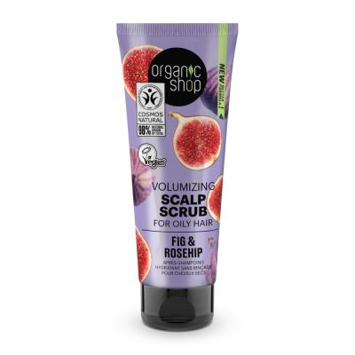 ORGANIC SHOP  Hygro Gommage Volumateur Cuir Chevelu & Rose Musqu&eacute;e 75