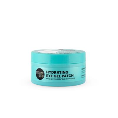 ORGANIC SHOP  Hydrating Eye Gel Patch Blue Matcha Hyaluronic Acid 60uds