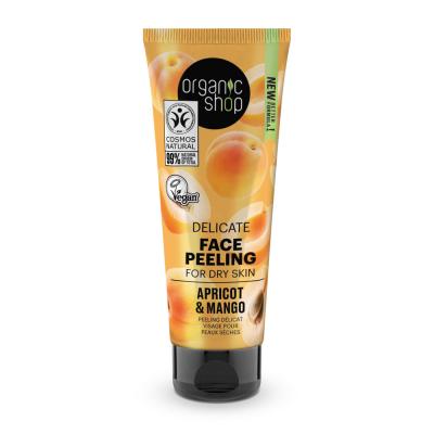 ORGANIC SHOP  Peeling doux pour le visage &agrave; l'abricot et &agrave; la mangue