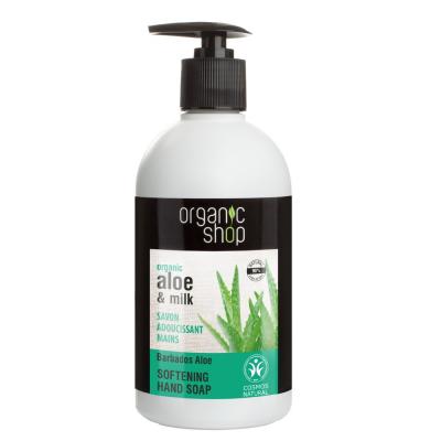 ORGANIC SHOP  Savon Mains Adoucissant Alo&egrave;s et Lait 500 ml 500 ml