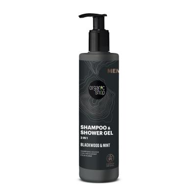 ORGANIC SHOP  Shampoing & Gel Revigorant 2 en 1 &Eacute;corce de Ch&ecirc;ne &