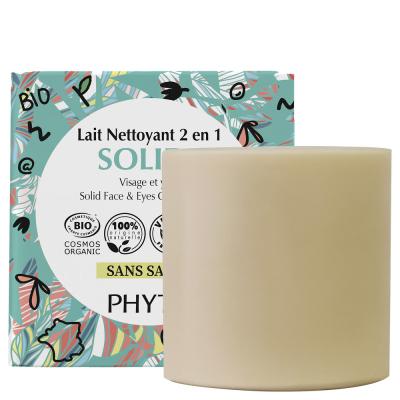 PHYT S Phyt's Lait Nettoyant 2 en 1 Solide Visage & Yeux - Pain 48 ml