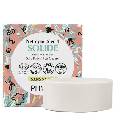 PHYT S Phyt's Nettoyant 2 en 1 Solide Corps & Cheveux - Pain 109 ml
