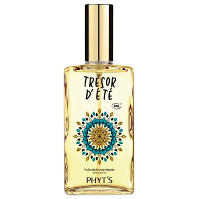 PHYT S Phyt's Phyt'Solaire Tr&eacute;sor d'&Eacute;t&eacute; Huile S&egrave;che Nourrissante Bio 100 ml