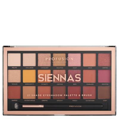 PROFUSION COSMETICS Palette Ombres A Paupieres Siennas 21 Teintes 