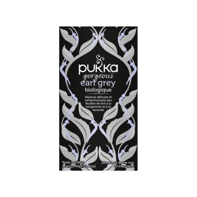 PUKKA  - Th&eacute; Noir Gorgeous Earl Grey bio - 20 sachets - 