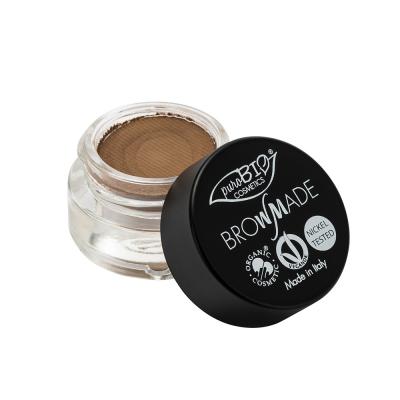PUROBIO  - Browmade Cr&egrave;me pommade pour sourcils 01 - cendre - 4ml 4 ml