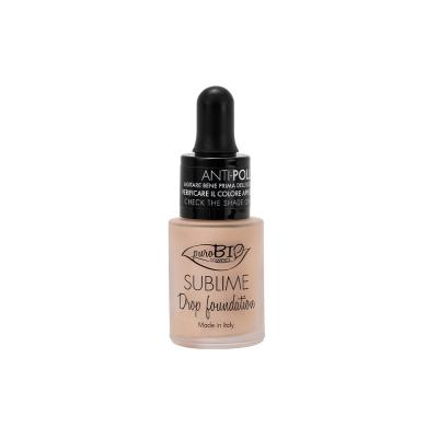 PUROBIO Fond de teint liquide 00 Sublime Drop  Cosmetics