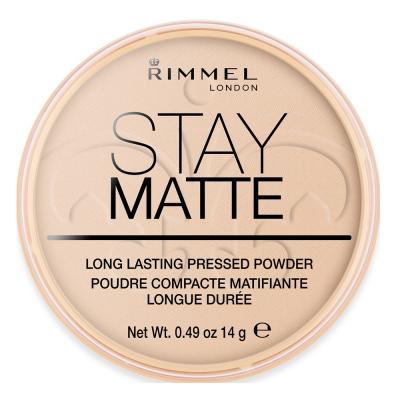 RIMMEL  London Reste mat Longue dur&eacute;e Poudre press&eacute;e 003 Peach Glow