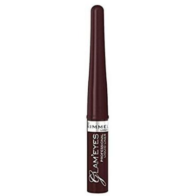 RIMMEL LONDON  Glam'Eyes Eyeliner Liquide Professionnel 002