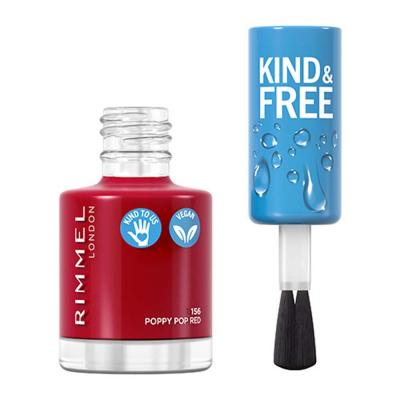 RIMMEL LONDON Vernis &agrave; ongles  kind & free 156-poppy pop red (8 ml)