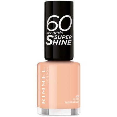 RIMMEL  - Vernis &agrave; Ongles 60 Seconds Super Shine - 401 Nude Nostalgia