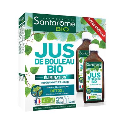 LABORATOIRE SANTAROME Jus De Bouleau Bio 2x200ml Santarome