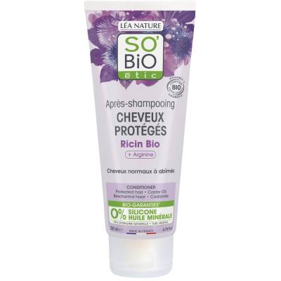 LEA NATURE SO BIO ETIC Apr&egrave;s-Shampoing Bio Cheveux Prot&eacute;g&eacute;s Ricin - SO'BIO &eacute;tic
