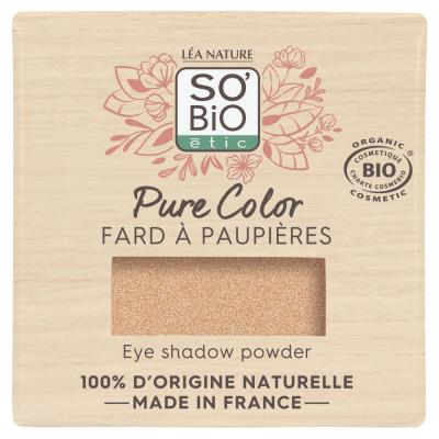 SO BIO ETIC Fard &agrave; Paupi&egrave;res Bio Haute Tol&eacute;rance - SO'BiO &eacute;tic 01 Beige Lumi&egrave;re