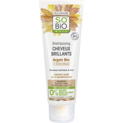 LEA NATURE SO BIO ETIC Shampoing Bio Cheveux Brillants Argan & Acide Ol&eacute;ique - SO'BiO &eacute;tic