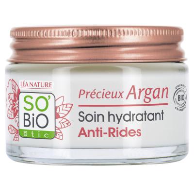 LEA NATURE SO BIO ETIC Soin Hydratant Bio Anti-Rides Jour - Pr&eacute;cieux Argan - SO'BIO &eacute;tic